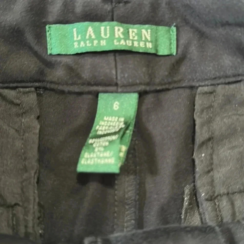 Lauren Ralph Lauren black shorts size 6 - Picture 3 of 5